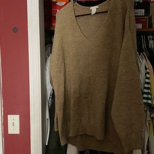 Sweater from H&M, size xl, tan